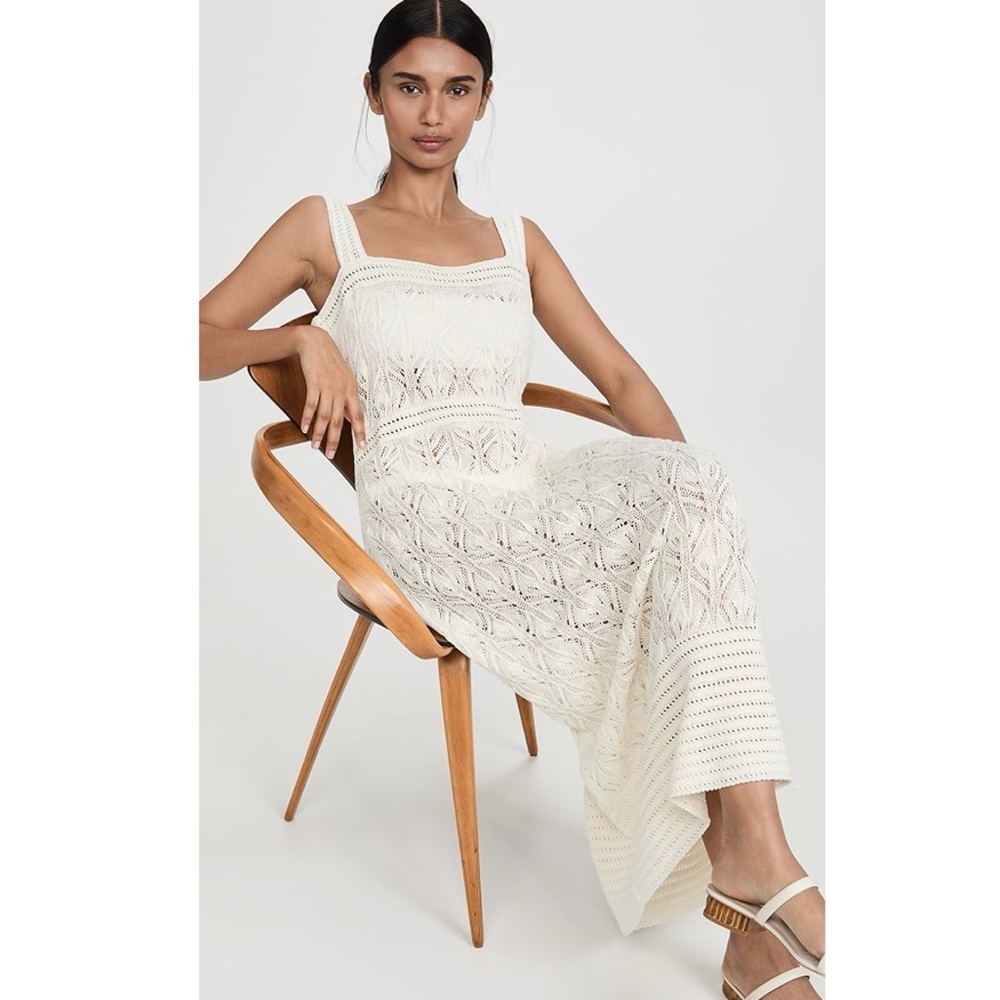 Le Kasha Losange crochet dress